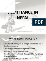 Remittance in Nepal