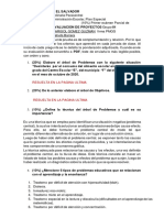 Formulación y evaluación de proyectos UNES-Licenciatura Administración Escolar