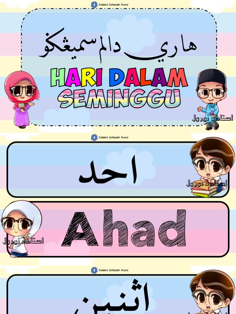 Hari Dalam Seminggu Jawi