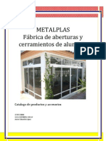 METALPLAS Fábrica de Aberturas y Cerramientos de Aluminio