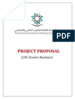 Project Proposal: (CNC Router Machine)