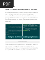 Ifconfig Vs Ip