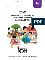 Quarter 4 - Module 1: Computer Systems Servicing (NCII) : Department of Education - Republic of The Philippines