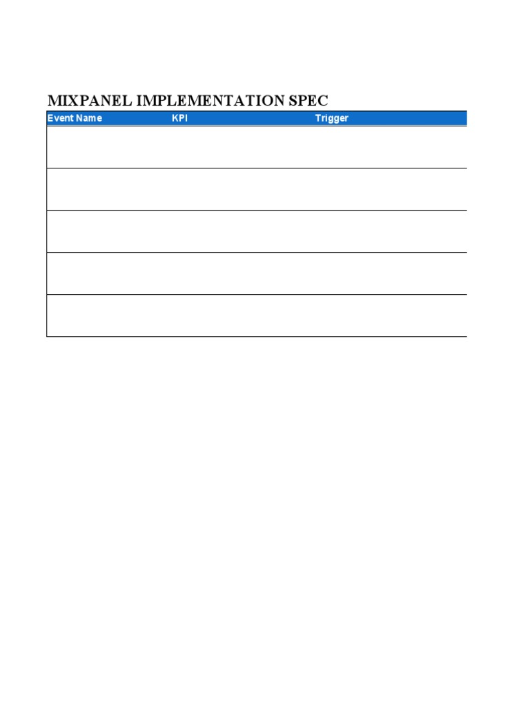 Mixpanel Implementation Guide | PDF