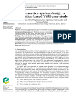 Cavdur 2018 Lean Service System Design A Simulation-Based VSM Case Study