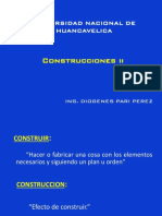 Construcciones Ii: Universidad Nacional de Huancavelica