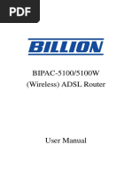 BIPAC-5100/5100W (Wireless) ADSL Router