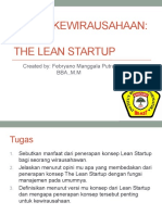 Tugas Kewirausahaan: The Lean Startup: Created By: Febryano Manggala Putra BBA.,M.M