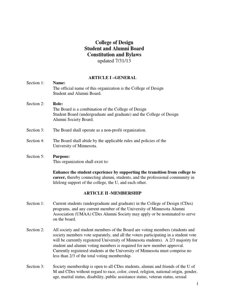 Design Board Constitution | PDF | Constitutional Amendment | Committee