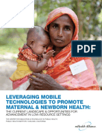 Leveraging Mobile Technologies To Promote Maternal Newborn Health