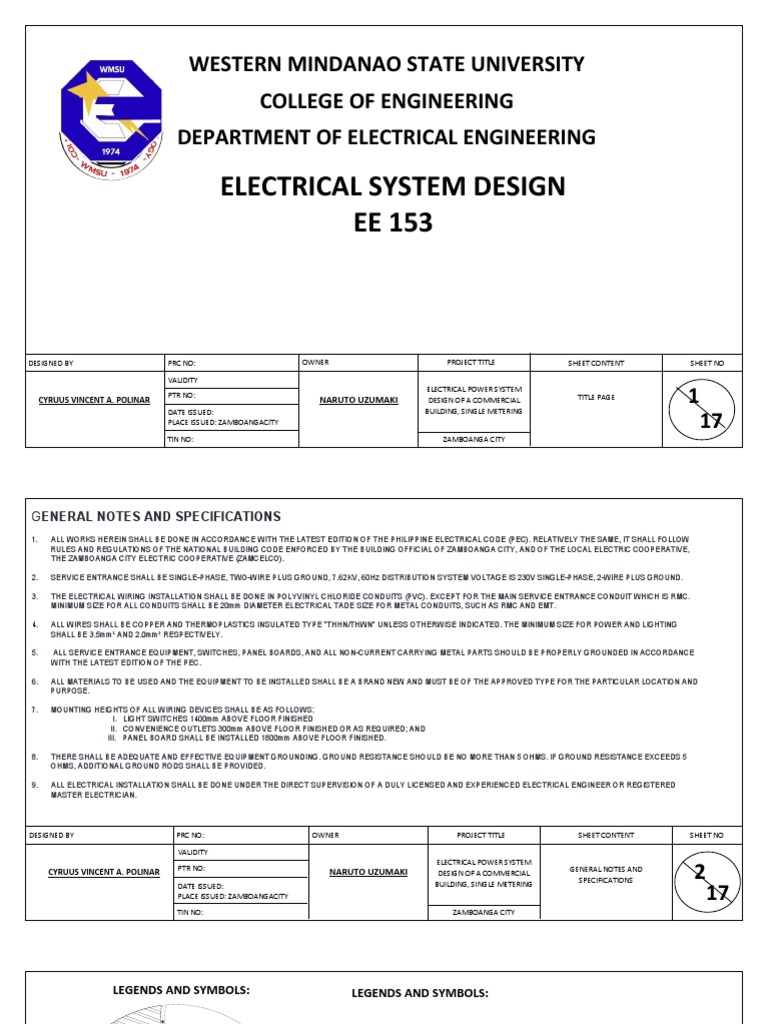 Commercial Building Electrical Design (Inc) PDF Power