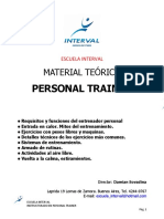 Manual Personal Trainer