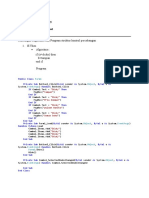 Rancangan Algoritma Dan Program Struktur Kontrol Percabangan 1. If-Then Algoritma: If (A Dicky) Then B Tampan End If Program