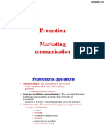 Marketing - Promotion ST 2020