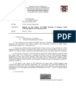 CORRECTED Report Re Status of PSMS Daguro 9