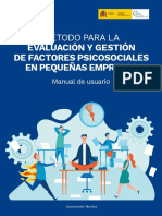 Método para La Evaluación y Gestión de Factores Psicosociales en Pequeñas Empresas PDF