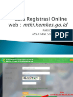 Cara Registrasi Online MTKP
