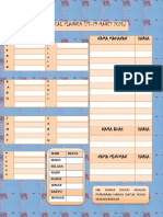 Desain Kosong Meal Planner Nabila