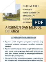 Argumen Dan Metode Deduksi PDF