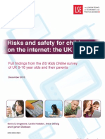 Risks and Safety For Children On The Internet: The UK Report