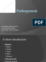 Malarial Pathogenesis: By: Kareem Waleed Hamimy 6 Year Medical Student Kasr Al Ainy - Cairo University