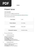 Present Tense: Tenses