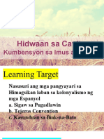 Hidwaan sa Cavite at Kumbensyon sa Imus at Tejeros -