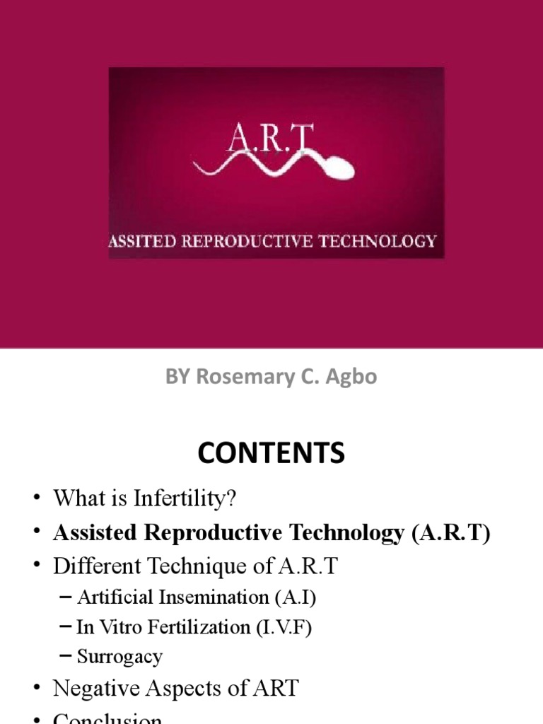Understanding Assisted Reproductive Technology | PDF | In Vitro ...