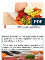 Nutrición Gestante 2018 I