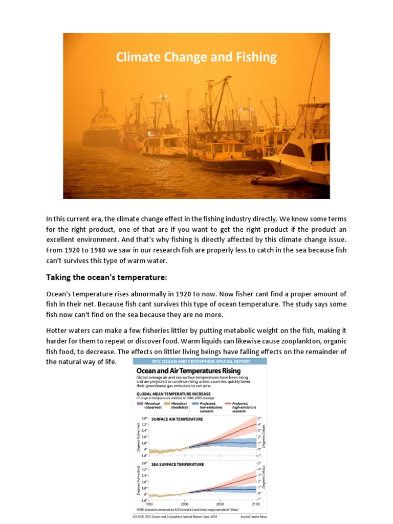 The Negative Impacts of Climate Change on Fishing Industries and Ocean ...