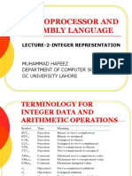 Microprocessor and Assembly Language: Lecture-2-Integer Representation