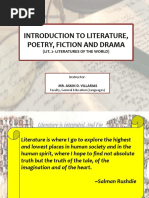 World Literature (Intro To Lit)