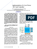 Hardware Implementation of A Low Power SD Card Controller: Pan Zhou, Teng Wang, Xin'an Wang, Yinhui Wang