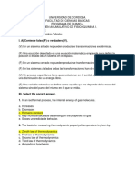 Examen Acumulativo Fisicoquimica I - Luis Cordero