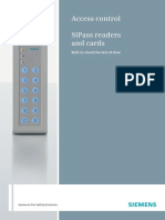 Access Control Sipass Readers and Cards: Built To Stand The Test of Time