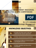 Strategic Management: Topic 4 The Internal Environment: Resources, Capabilities, & Core Competencies