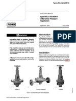 Type 95LD and 95HD Differential Pressure Regulators: Warning