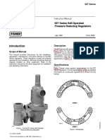 627 Series Self-Operated Pressure Reducing Regulators: Instruction Manual