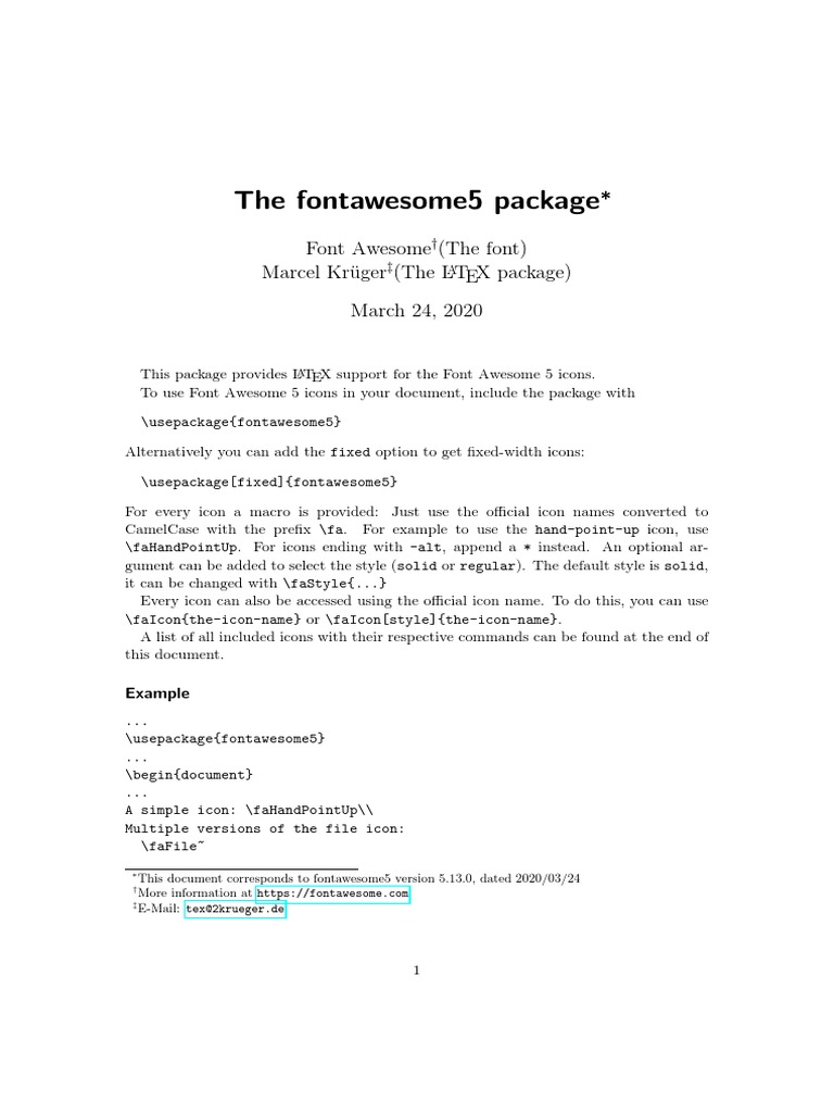Fontawesome 5 Icon Computing Typography