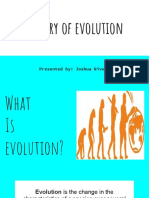 History of Evolution Theory