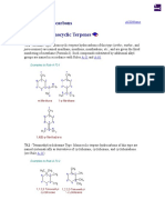 Terpene Hydrocarbons Rule A-73. Monocyclic Terpenes