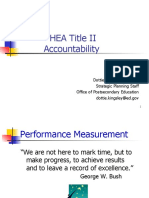 HEA Title II Accountability