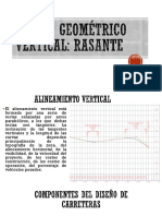 Diseño Geometrico Vertical de La Rasante