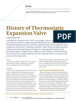 History of Thermostatic Expansion Valve: Celebrating Years