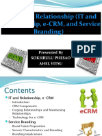 Customer Relationship (IT and Relationship e-CRM and