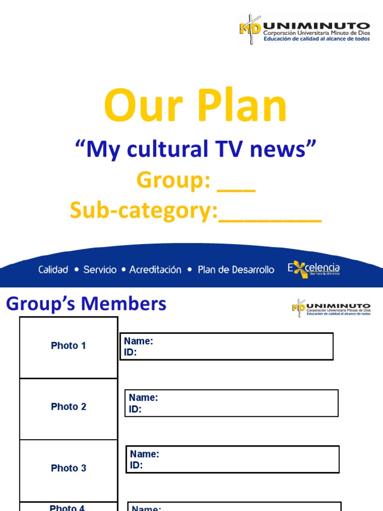 Cultural TV News Project Plan | PDF | Social Science | Science ...