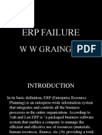 Erp Failure: W W Grainger