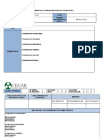 Formato para La Planeación de Clases CECAR 2020