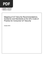 Mapping of IoT Security Recommendations Guidance and Standards To CoP Oct 2018 PDF