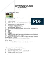 Penilaian Tengah Semester Ganjil 2020-2021 Kelas Vi Tema 1: Selamatkan Makhluk Hidup SDN Mekarsari 06